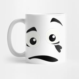 Emoji - heartbreak face Mug